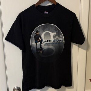 Garth Brooks World Tour Shirt- Hanes Beefy-T